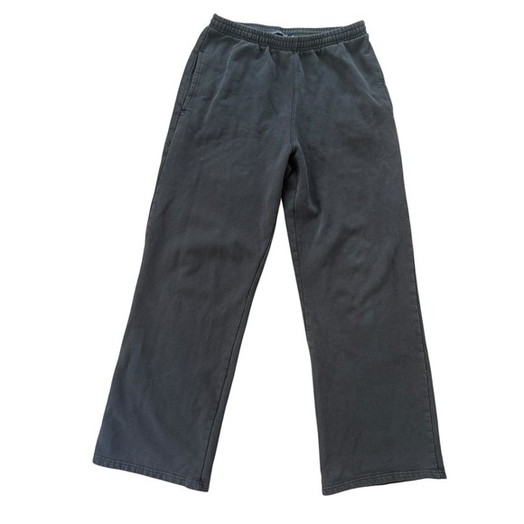 Brandy Melville Pants - Brandy Melville Anastasia Sweatpants Wide Leg Relaxed Fit One Size Black
